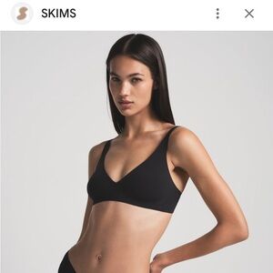 SKIMS Black Bra